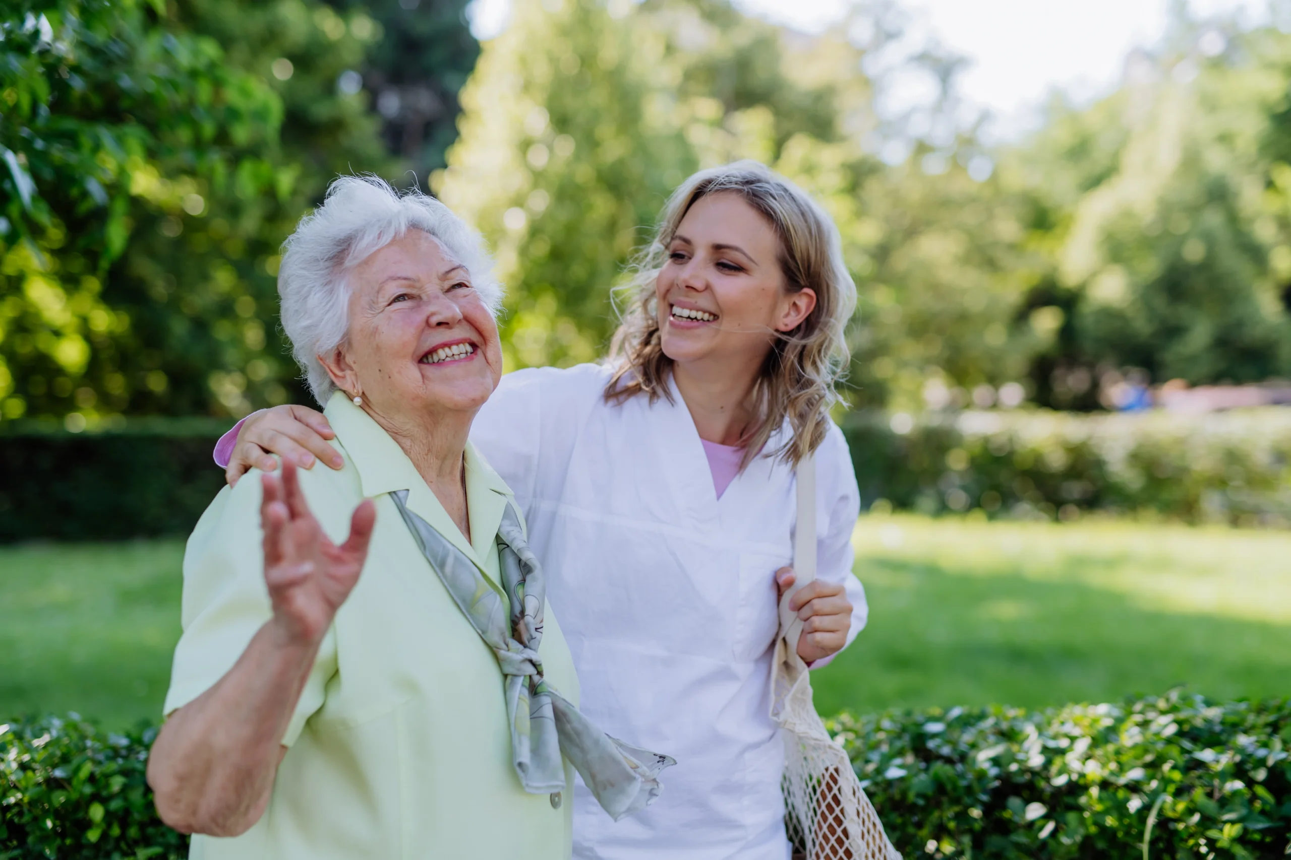 happy-senior-with-all-about-caring-home-care-caregiver The Best Home Caer Agency In All of Minnesota | All About Caring Home Care